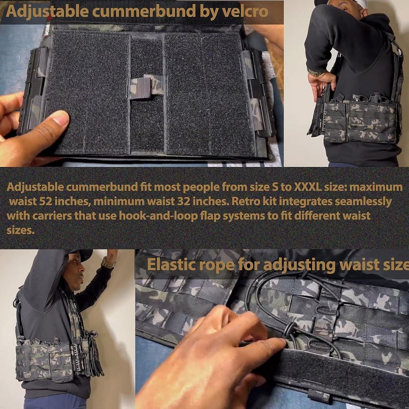 BOMTURN Store سترة تكتيكية هوائية خارجية مطورة - Image 4